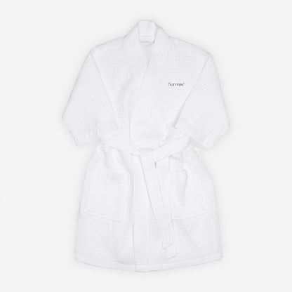 Waffle Weave Spa Robe | Soft Cotton Blend Kimono