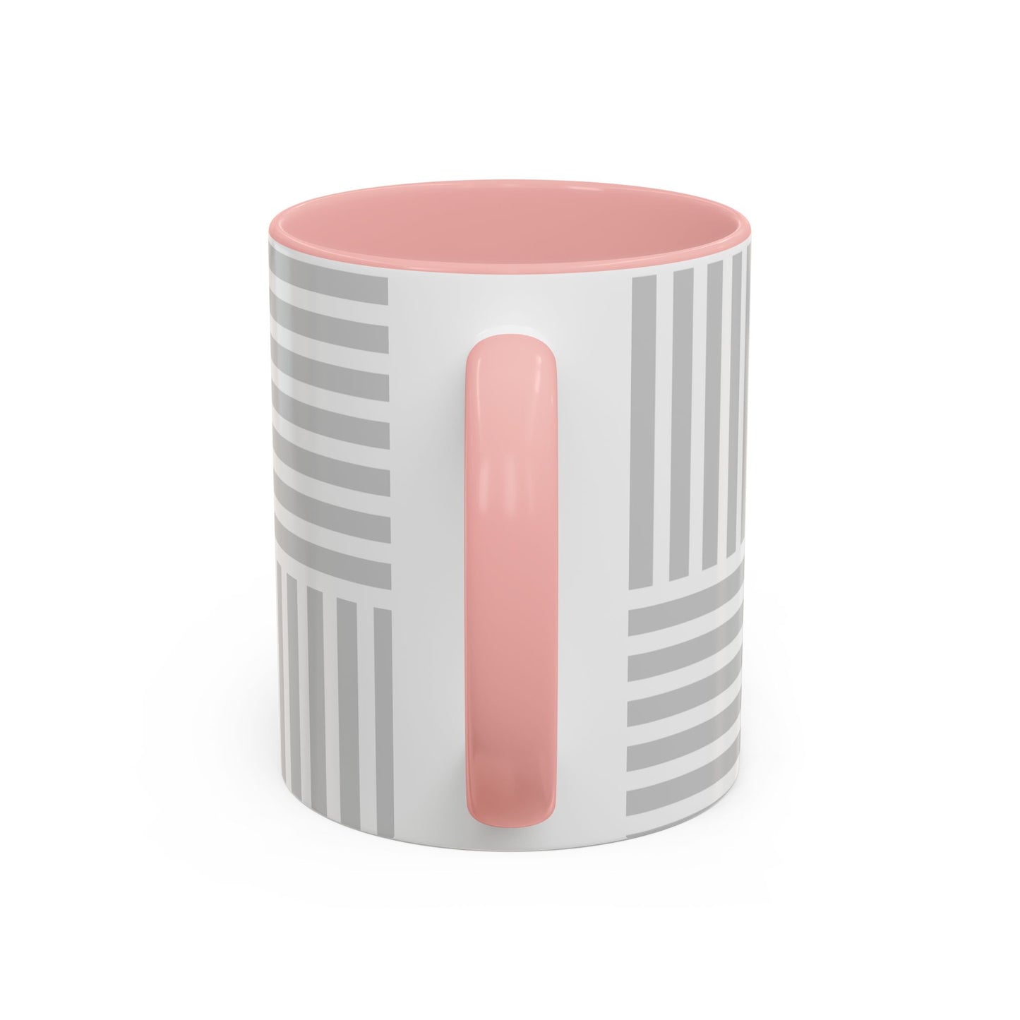 Light Grey Grid Mug (Multi-Size)