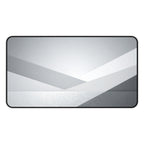 Geometric Grey Office Desk Pad
