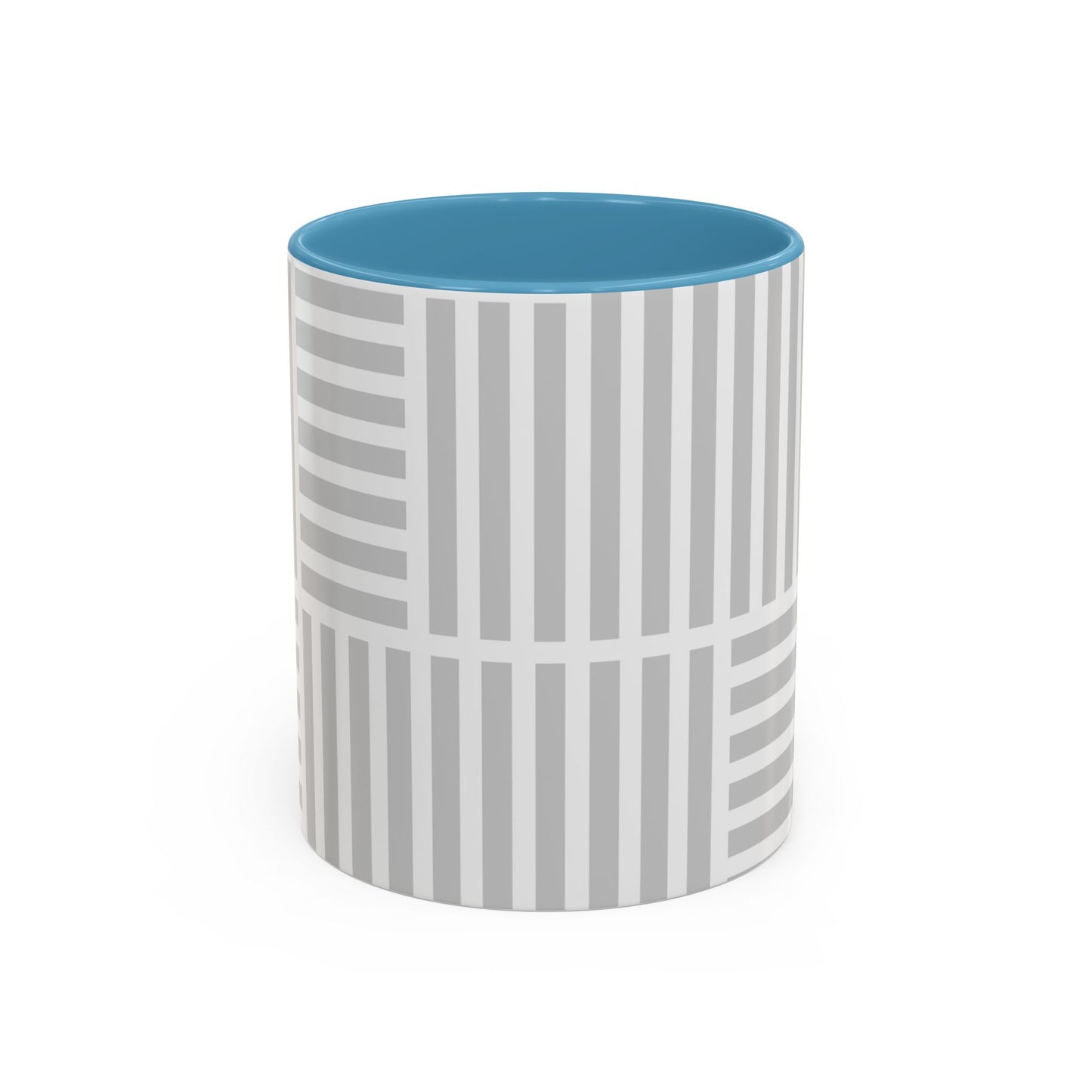 Light Grey Grid Mug (Multi-Size)