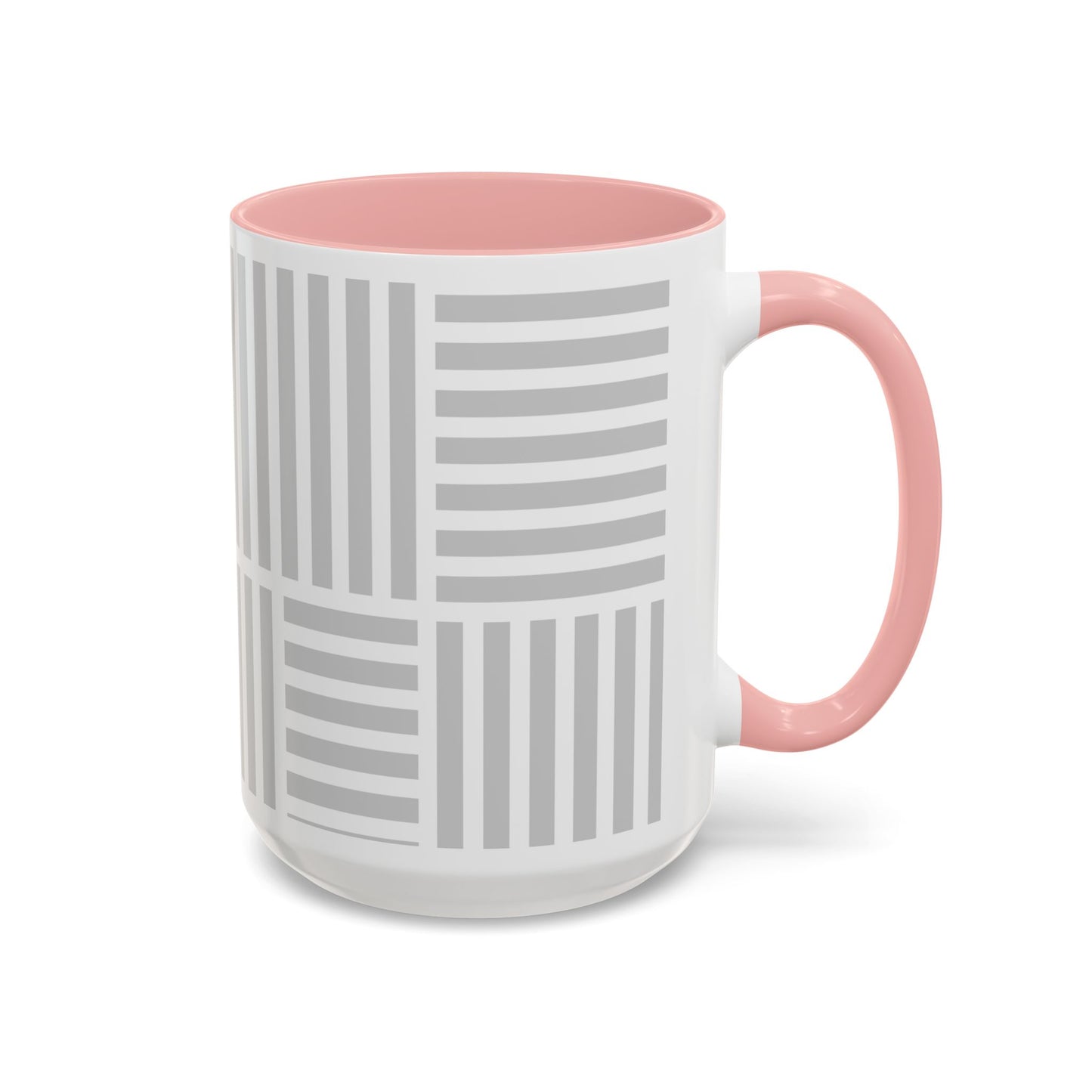 Light Grey Grid Mug (Multi-Size)
