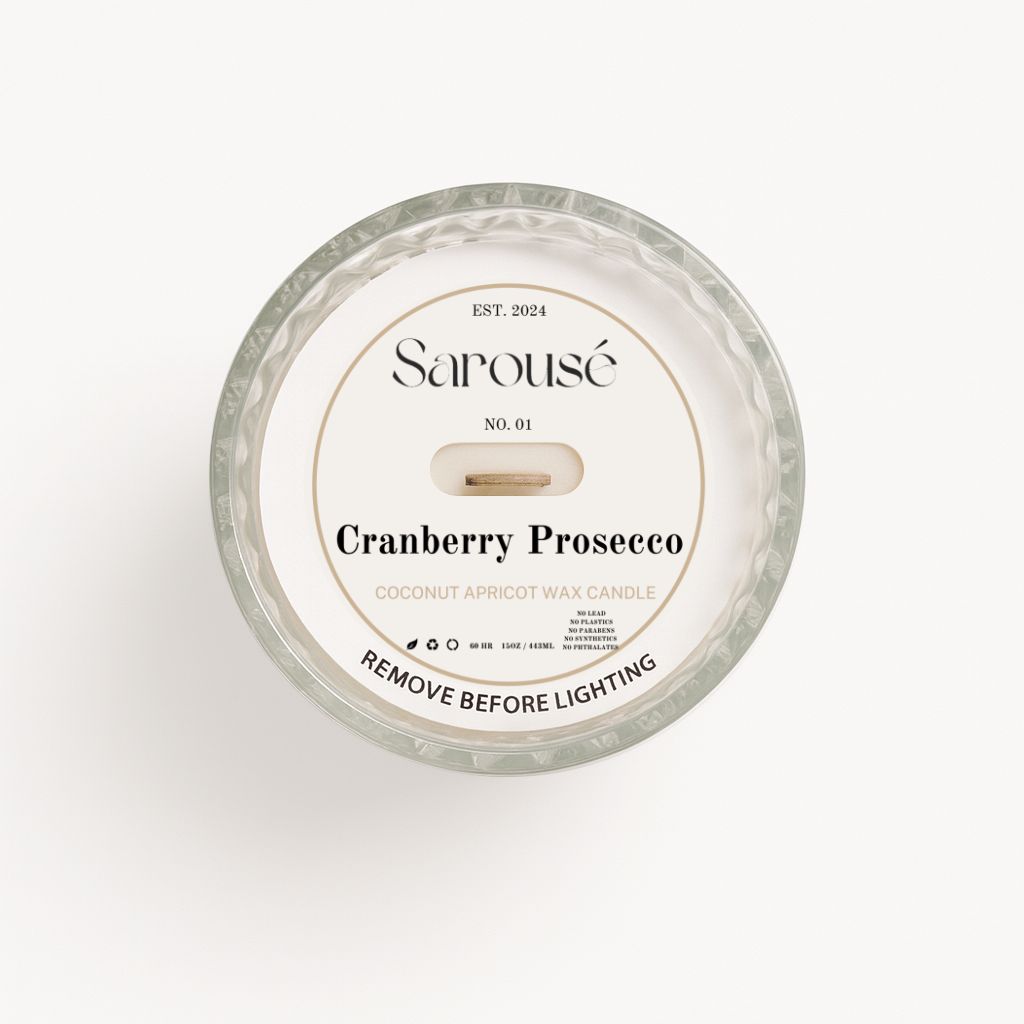 Cranberry Prosecco | Coconut Apricot Wax 15 oz Candle