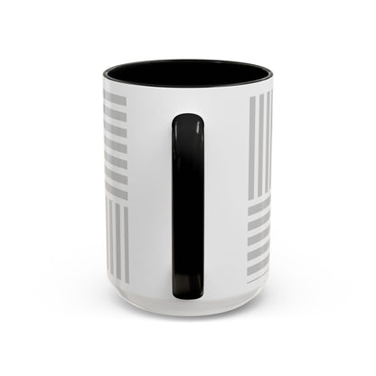 Light Grey Grid Mug (Multi-Size)