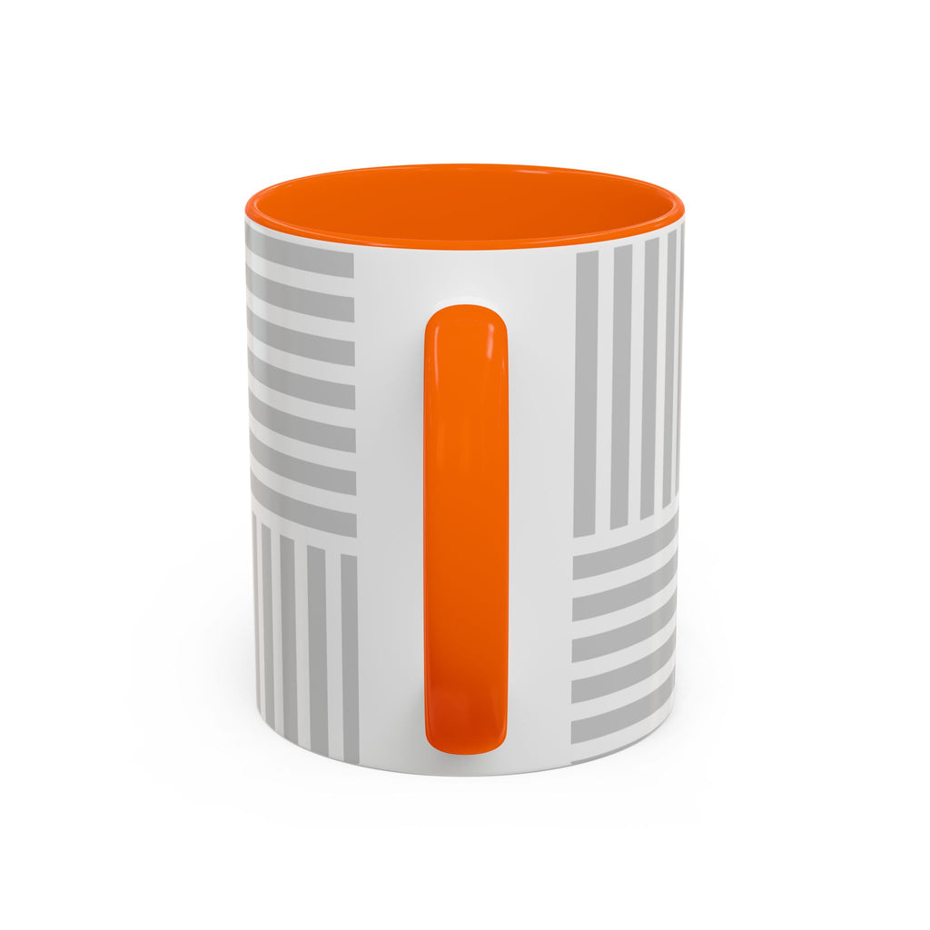 Light Grey Grid Mug (Multi-Size & Color)
