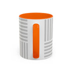 Light Grey Grid Mug (Multi-Size & Color)