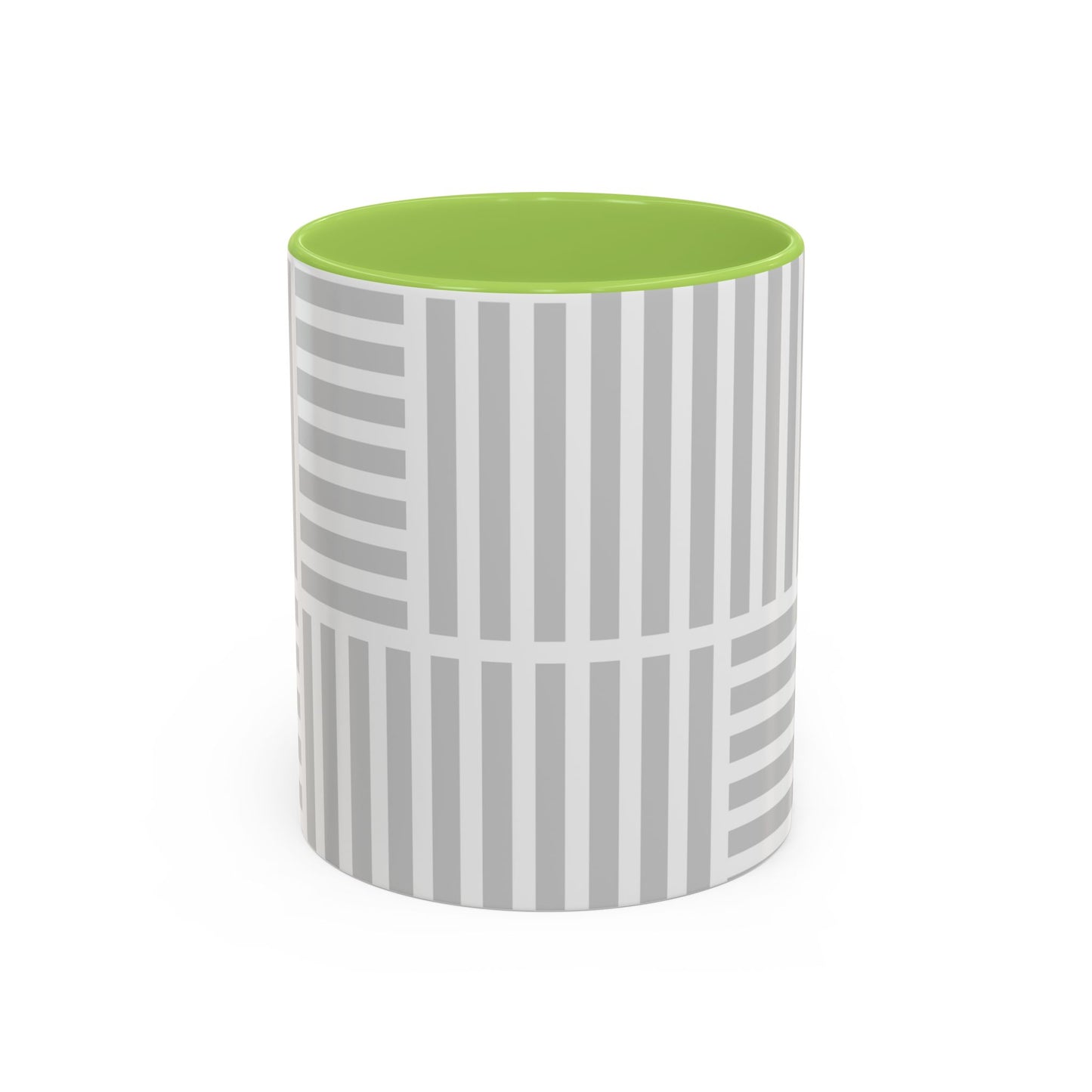 Light Grey Grid Mug (Multi-Size)