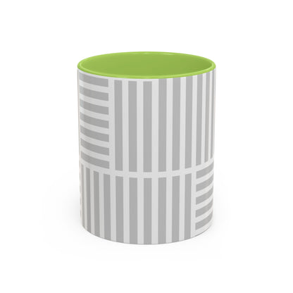Light Grey Grid Mug (Multi-Size)