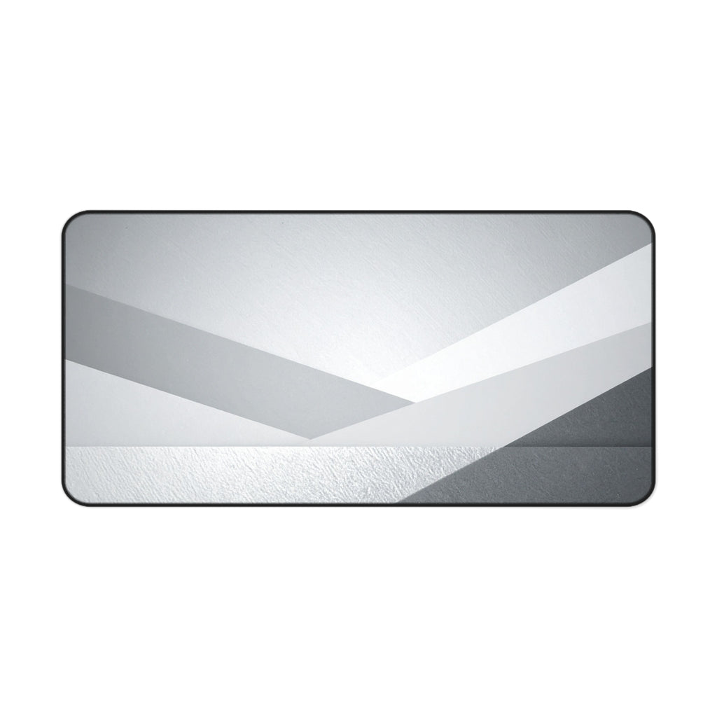 Geometric Grey Office Desk Pad