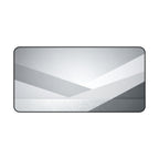 Geometric Grey Office Desk Pad