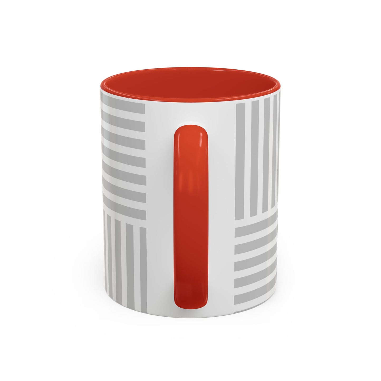 Light Grey Grid Mug (Multi-Size)