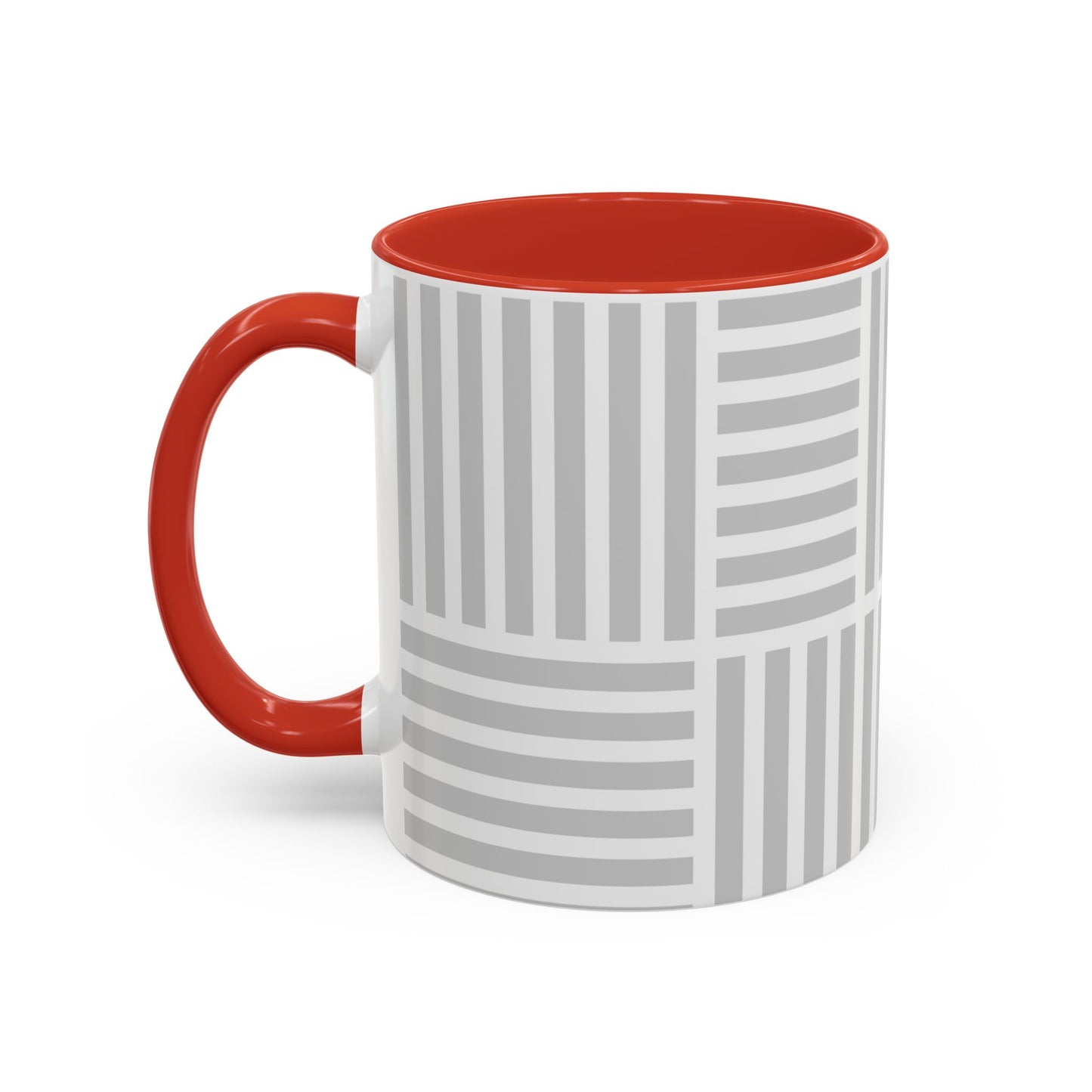 Light Grey Grid Mug (Multi-Size)