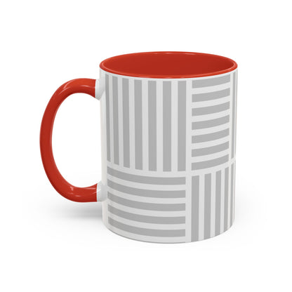 Light Grey Grid Mug (Multi-Size)