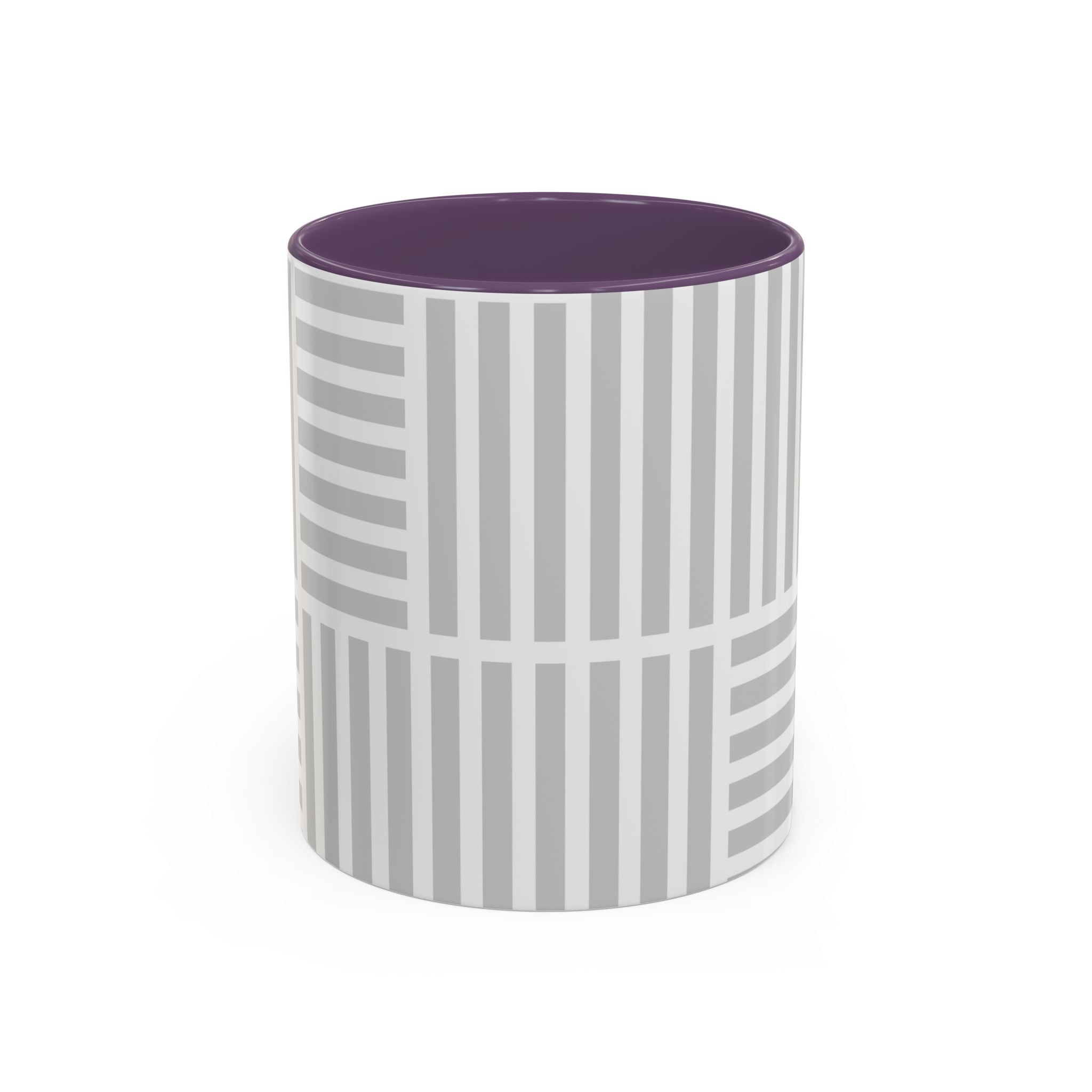 Light Grey Grid Mug (Multi-Size & Color)