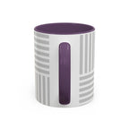 Light Grey Grid Mug (Multi-Size & Color)