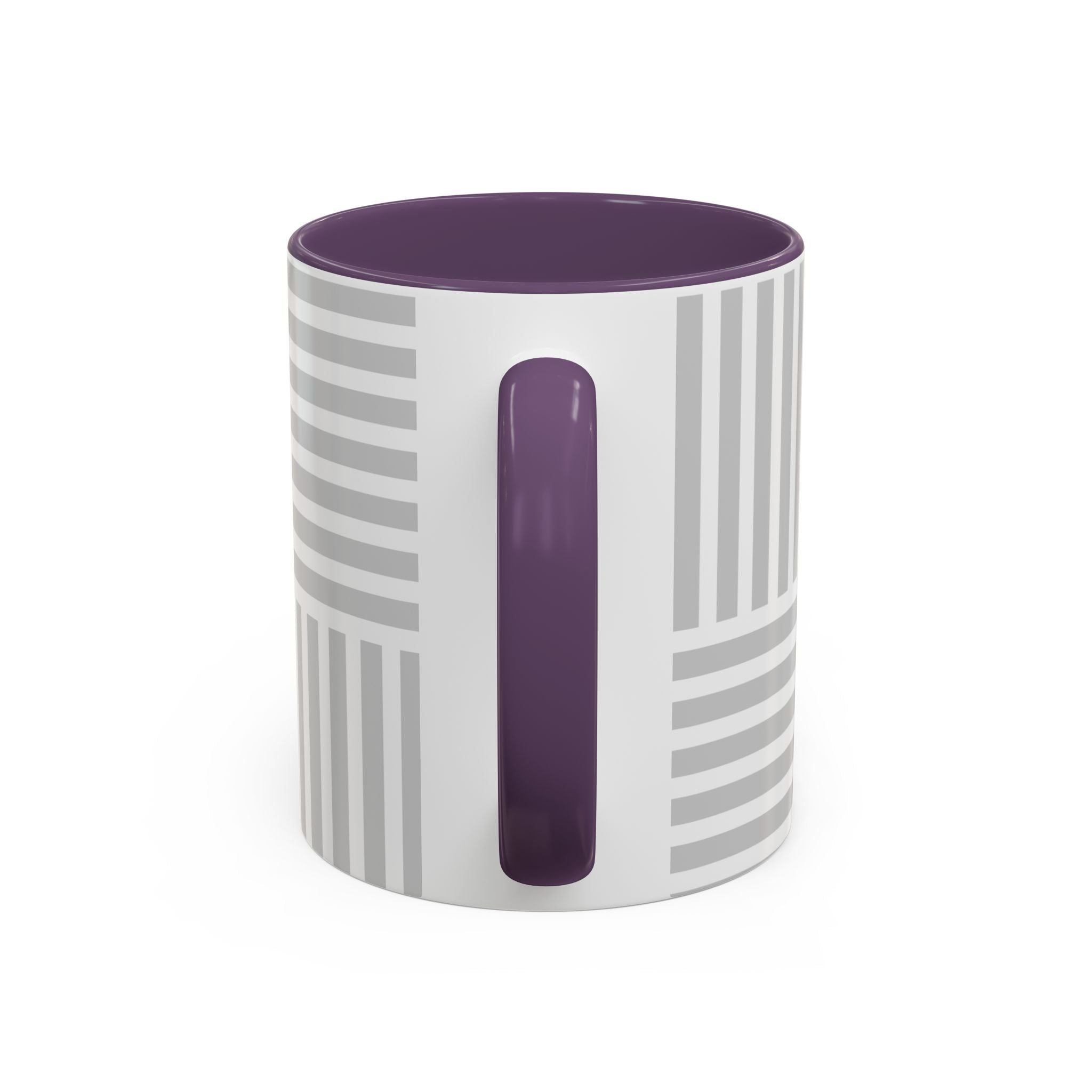 Light Grey Grid Mug (Multi-Size & Color)