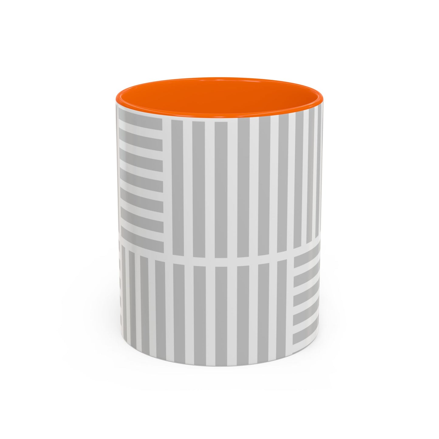 Light Grey Grid Mug (Multi-Size)