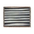 Grey Scale Woven Blanket — For Home & Relaxation