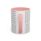 Light Grey Grid Mug (Multi-Size & Color)