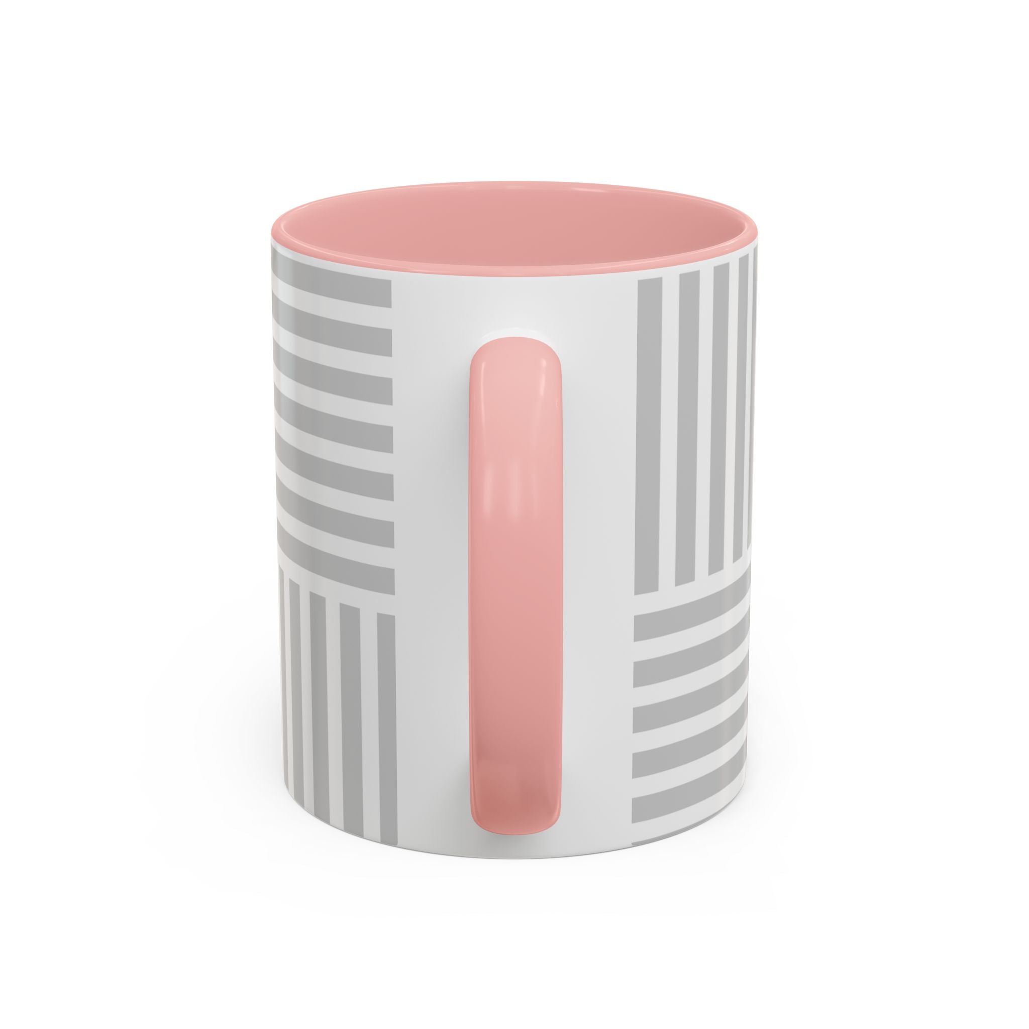 Light Grey Grid Mug (Multi-Size & Color)