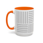 Light Grey Grid Mug (Multi-Size & Color)