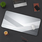 Geometric Grey Office Desk Pad