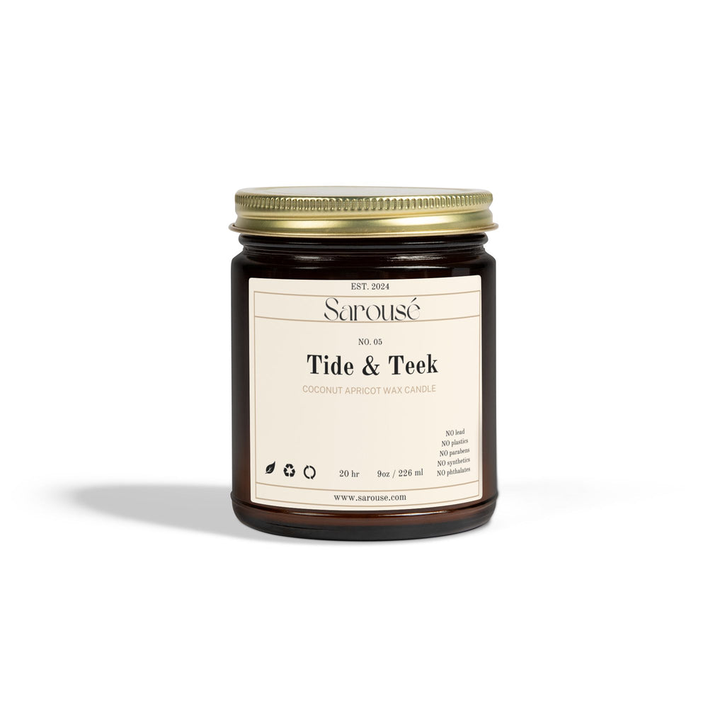 Tide & Teek — Coconut Apricot Wax Candle (Multi-Size)