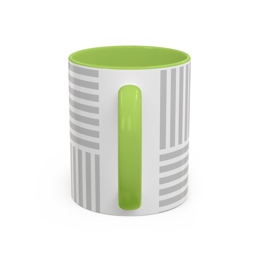 Light Grey Grid Mug (Multi-Size & Color)