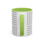 Light Grey Grid Mug (Multi-Size & Color)