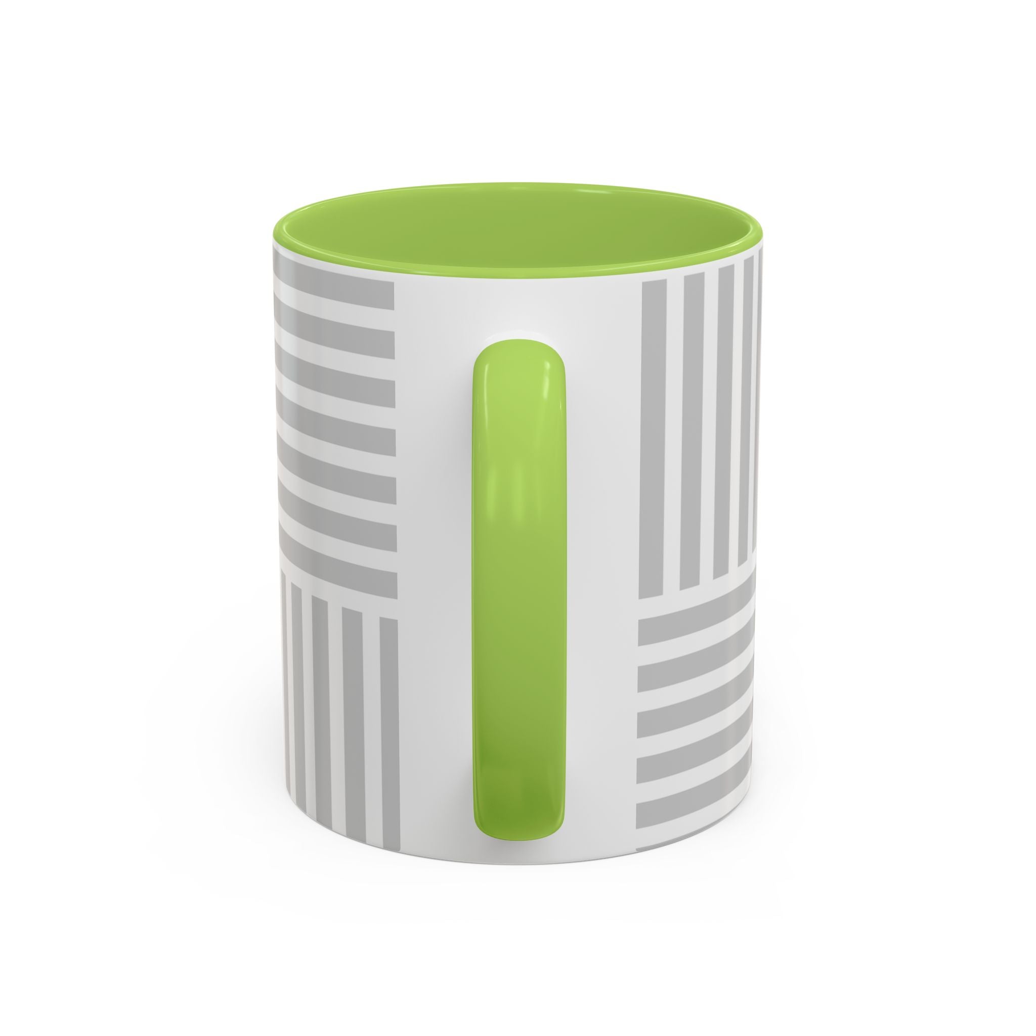 Light Grey Grid Mug (Multi-Size & Color)