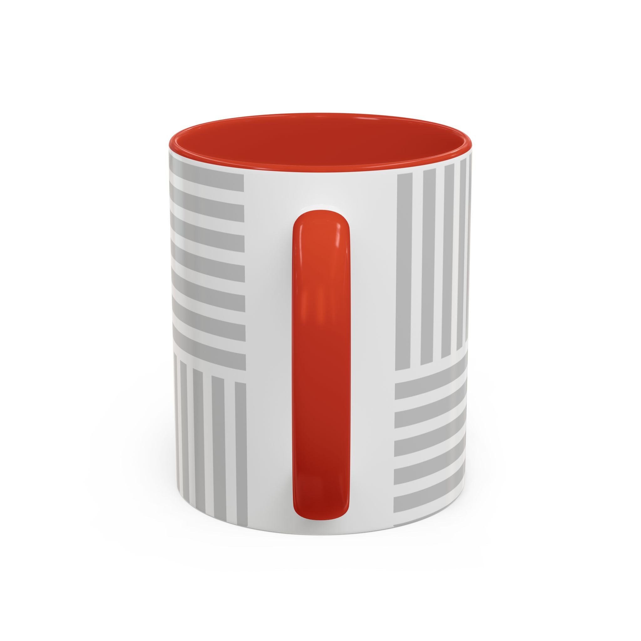 Light Grey Grid Mug (Multi-Size & Color)