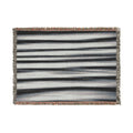 Grey Scale Woven Blanket — For Home & Relaxation