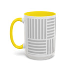 Light Grey Grid Mug (Multi-Size & Color)