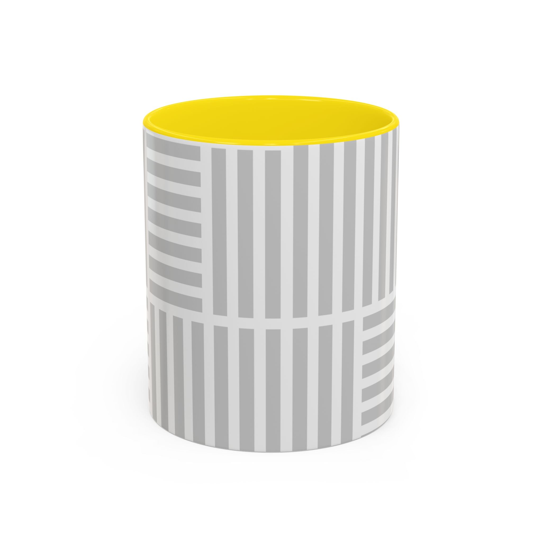 Light Grey Grid Mug (Multi-Size & Color)