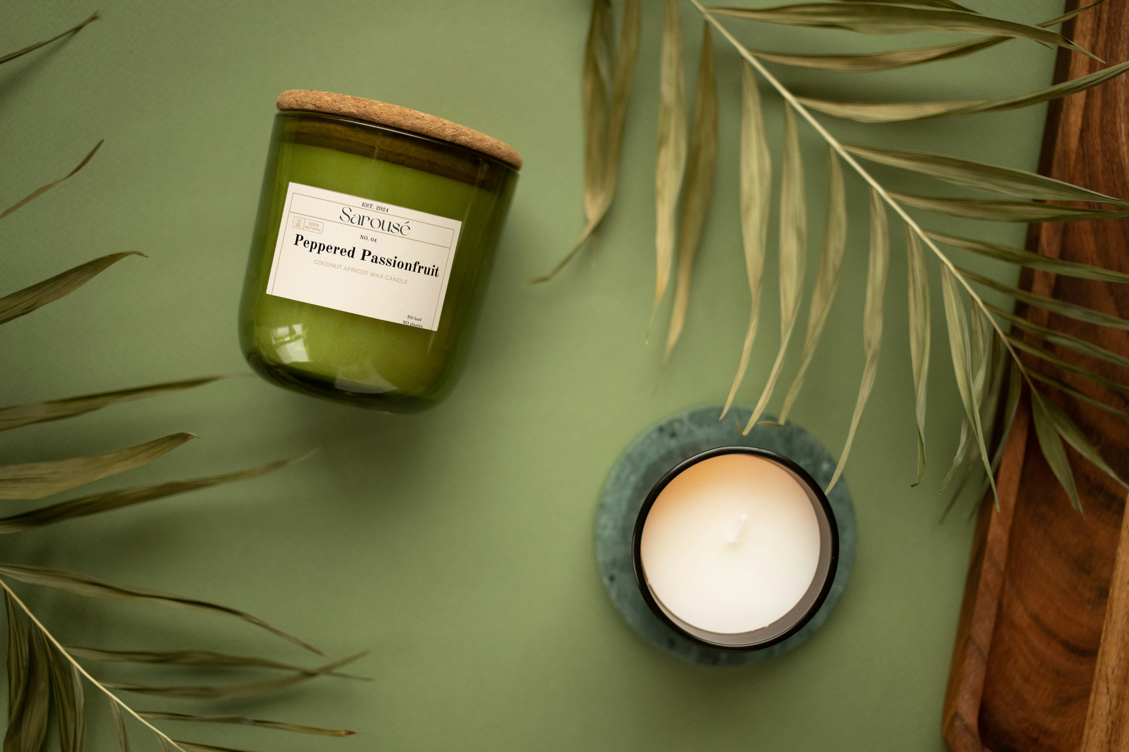 Peppered Passionfruit Soy Candle — Amber Jar (Multi-Size)
