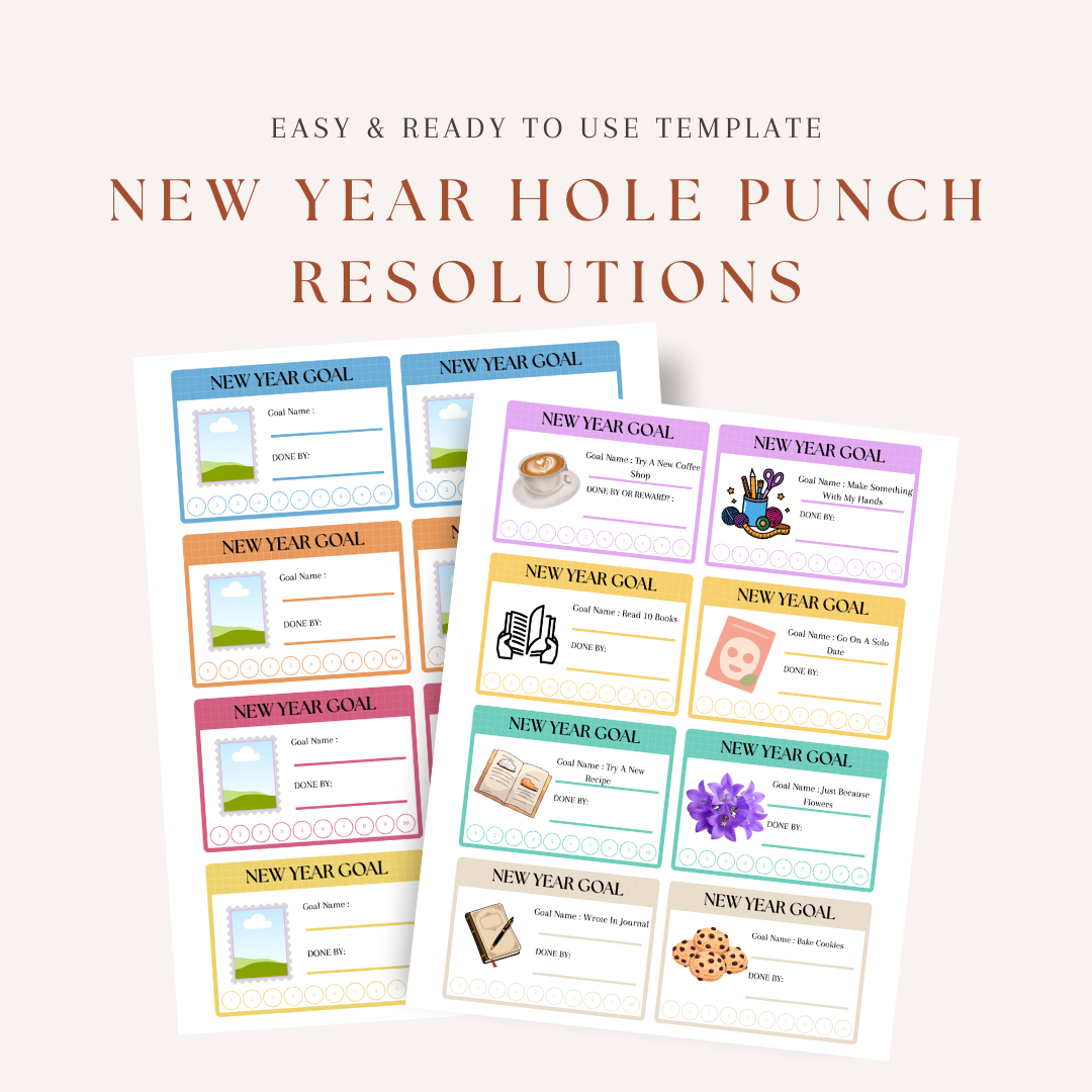 New Year Hole Punch Resolutions