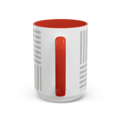 Light Grey Grid Mug (Multi-Size)