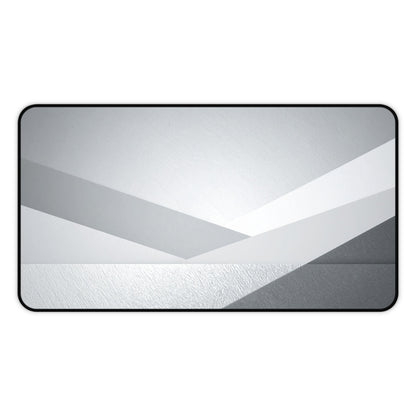 Geometric Grey Office Desk Pad
