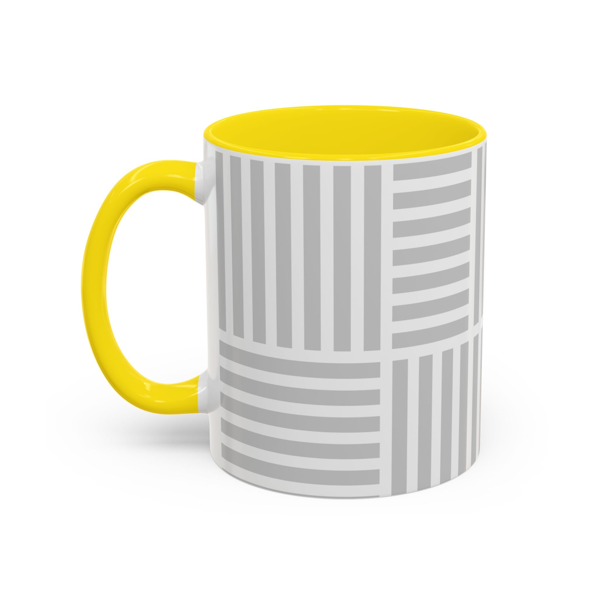 Light Grey Grid Mug (Multi-Size & Color)