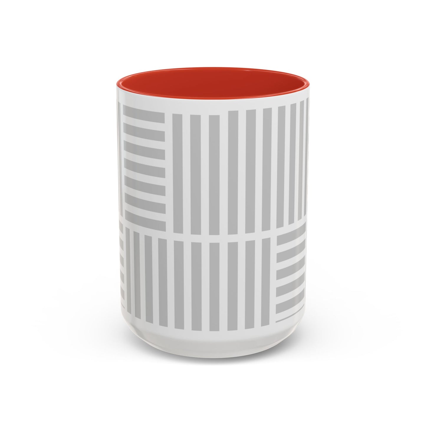 Light Grey Grid Mug (Multi-Size)