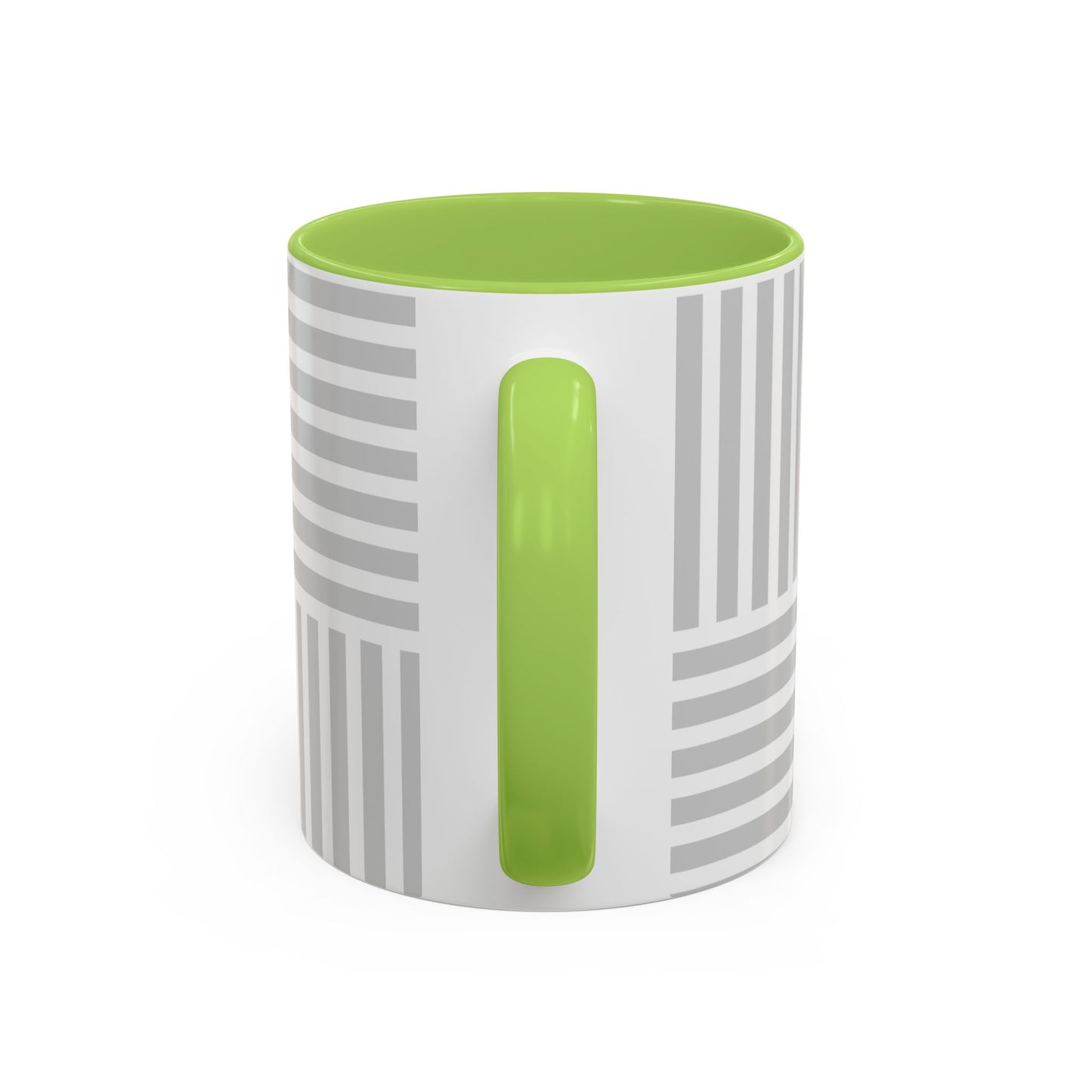 Light Grey Grid Mug (Multi-Size)