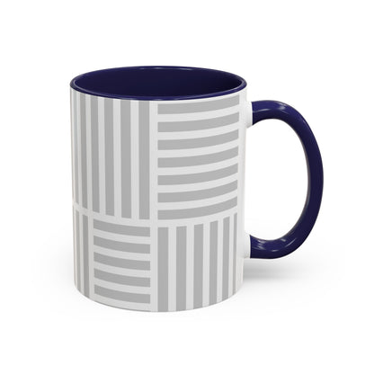 Light Grey Grid Mug (Multi-Size)