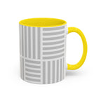 Light Grey Grid Mug (Multi-Size & Color)
