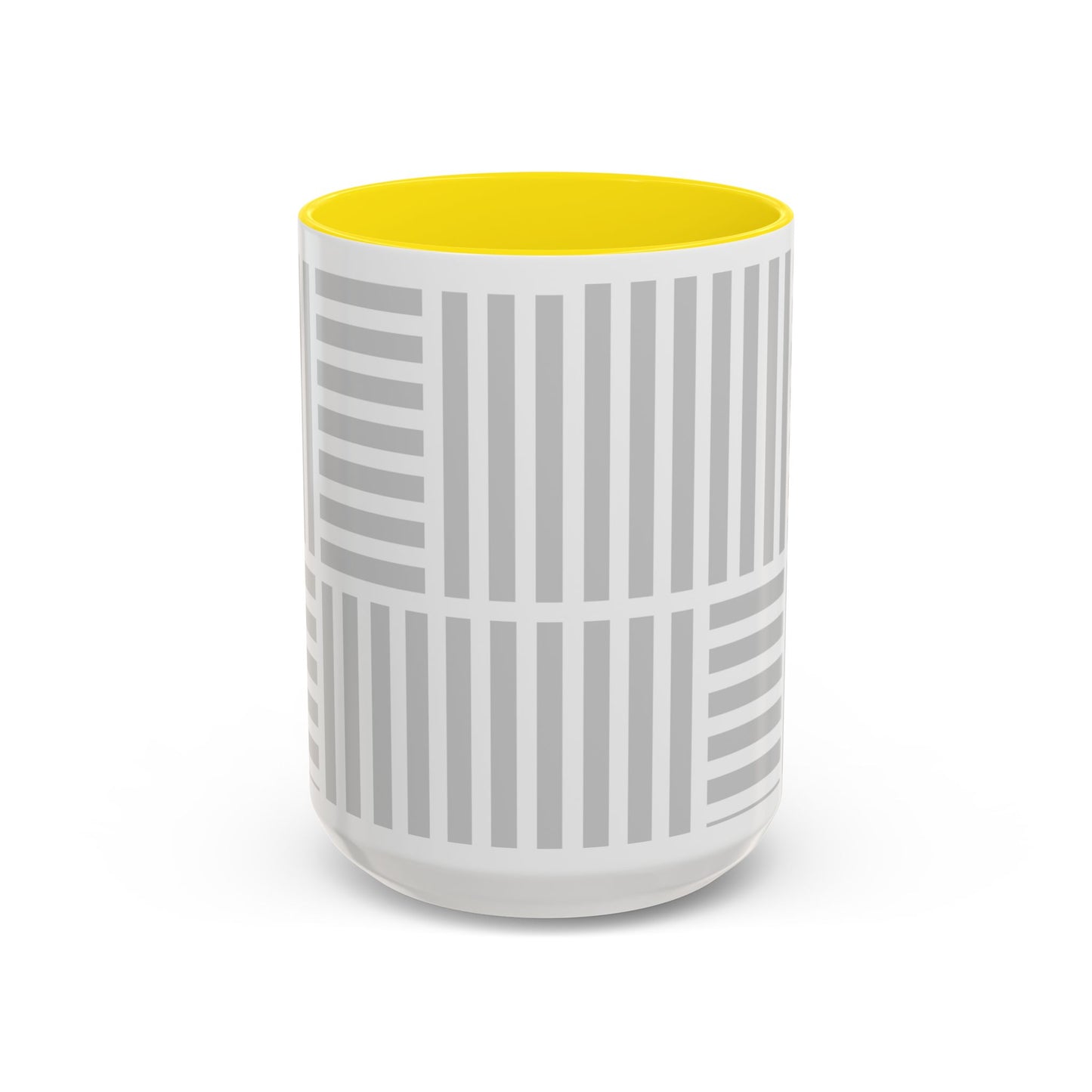 Light Grey Grid Mug (Multi-Size)