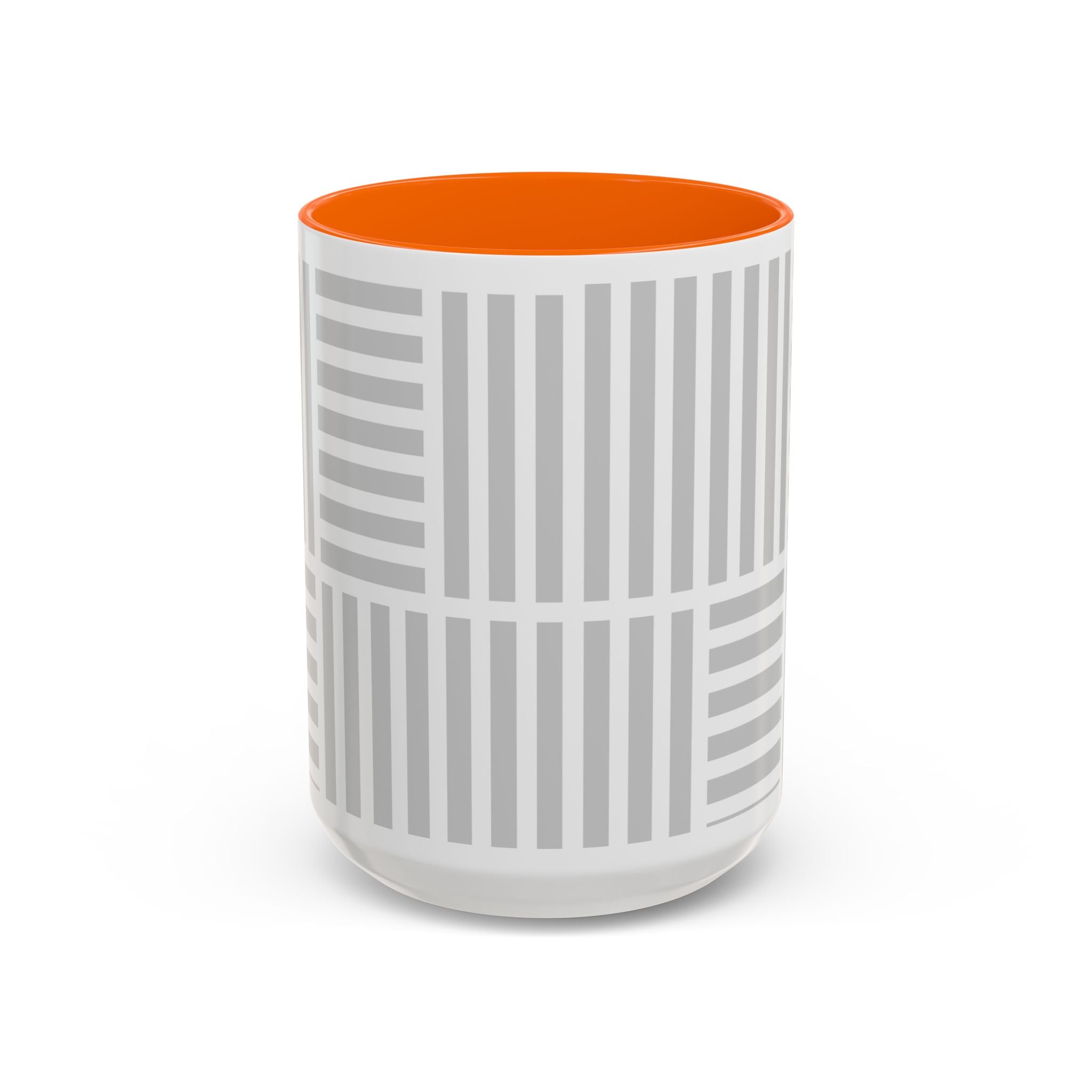 Light Grey Grid Mug (Multi-Size & Color)