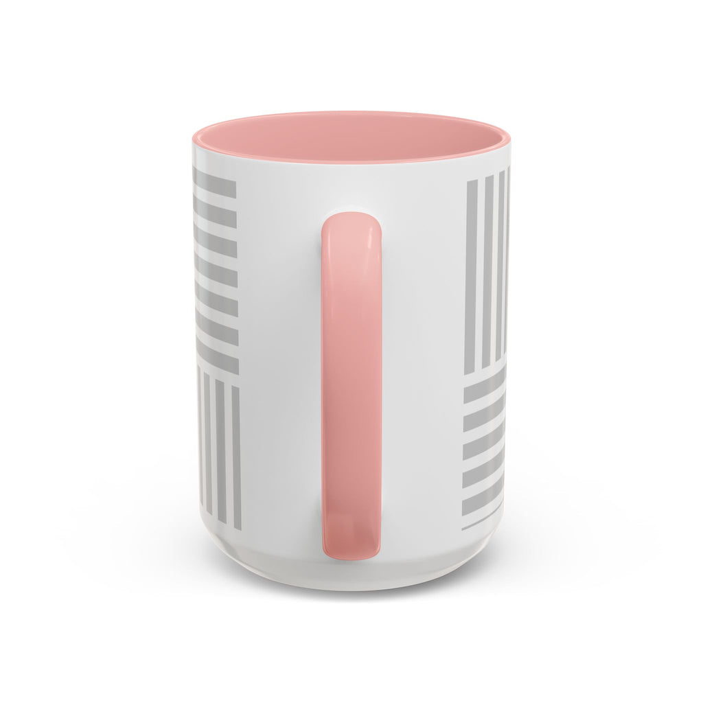 Light Grey Grid Mug (Multi-Size & Color)