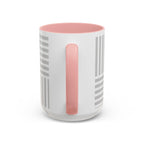 Light Grey Grid Mug (Multi-Size & Color)