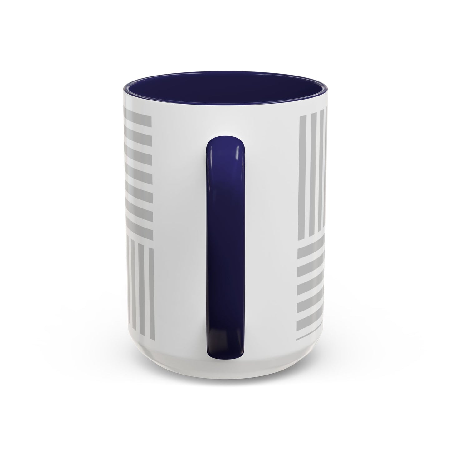 Light Grey Grid Mug (Multi-Size)