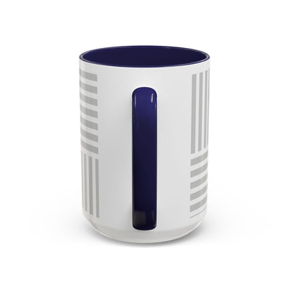 Light Grey Grid Mug (Multi-Size)
