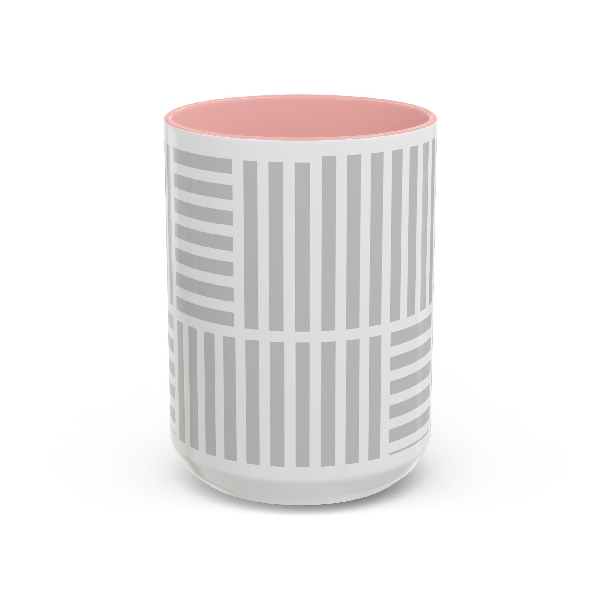 Light Grey Grid Mug (Multi-Size & Color)