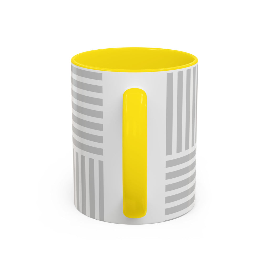 Light Grey Grid Mug (Multi-Size & Color)